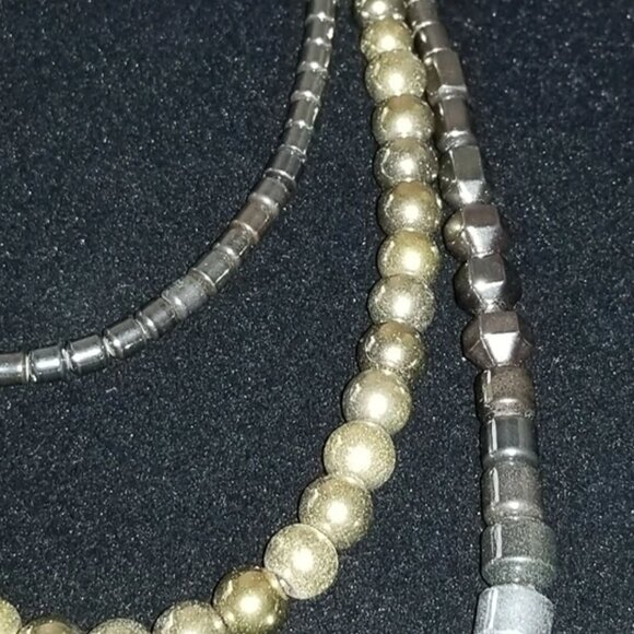 Hematite Layered Necklace - Picture 4 of 4